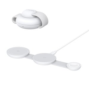 Anker bezdrôtová nabíjačka MagGo 3v1 (B25M8H21) – iPhone 15/16, AirPods, Apple Watch, MagSafe Qi2, skladacia, 15 W, biela KF2344724
