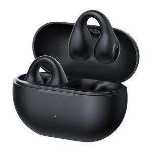 Baseus bezdrôtové slúchadlá Bass 15 Clip (A00079500113-00) – TWS, Bluetooth 5.4, ENC, otvorený dizajn, USB-C, čierne (Cluster Black) KF2344789