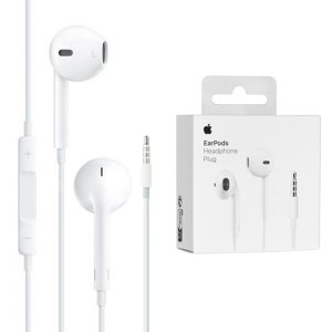 Apple originálne slúchadlá A1472 (MNHF2ZM/A) – drôtové, Jack 3,5 mm, s mikrofónom, blister, biele KF2344890