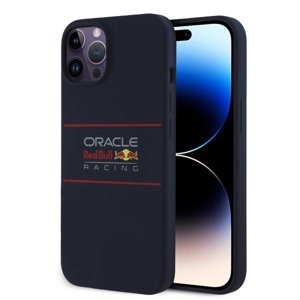 Red Bull Racing silikónový kryt s MagSafe a horizontálnym logom na iPhone 14 Pro (RBHMP14L24SIHSRV) - tmavomodrý KF2344957