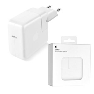 Apple originálna sieťová nabíjačka MY1W2ZM/A – USB-C, 30 W, rýchle nabíjanie, blister, biela KF2345097