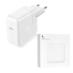 Apple originálna sieťová nabíjačka MRW22ZM/A – USB-C, 61 W, MacBook Pro Retina 13", blister, biela KF2345111