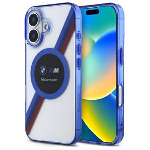 BMW MagSafe ochranný kryt Motorsport IML s kruhovým dizajnom pre iPhone 16 – Transparentný KF2345163