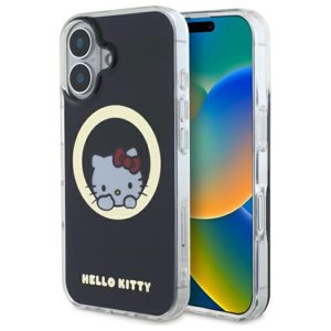 Hello Kitty Hardcase IML Sweet Kitty MagSafe kryt na iPhone 16 – čierny KF2345667