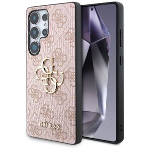 Guess – Hardcase 4G Big Metal Logo ochranný kryt pre Samsung Galaxy S25 Ultra – ružový KF2345824