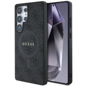 Guess – 4G Ring Classic Logo – MagSafe ochranný obal – Samsung Galaxy S25 Ultra – čierny KF2345854