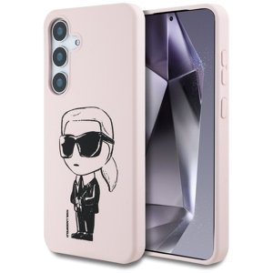 Karl Lagerfeld – Silicone Graffiti MagSafe puzdro pre Samsung Galaxy S25  – Ikonik ružové KF2345904
