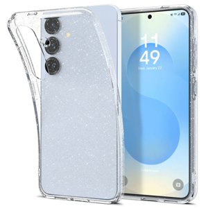 Spigen Liquid Crystal Glitter kryt na Samsung Galaxy S25 Plus – krištáľový kremeň (Crystal Quartz) KF2345970
