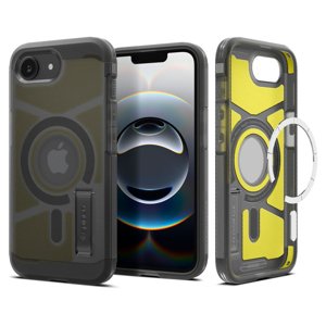 Spigen Tough Armor MagSafe puzdro pre iPhone 16e – Frost Black (matná čierna) KF2345979