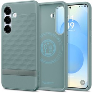 Spigen Caseology Parallax MagSafe kryt pre Samsung Galaxy S25 – Šalvia zelená KF2346002