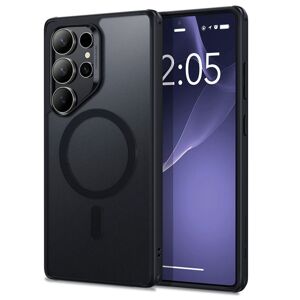 ESR Classic Hybrid HaloLock puzdro na Samsung Galaxy S25 Ultra – matné čierne (Frosted Black) KF2346057