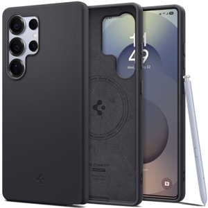 Spigen Silicone Fit MagSafe kryt na Samsung Galaxy S25 Ultra – čierne KF2346342