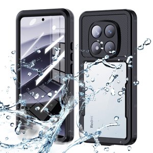 ShellBox – Waterproof IP68 Case vodeodolné puzdro IP68 pre Xiaomi Redmi Note 14 Pro 5G / Poco X7 – čierne KF2346463