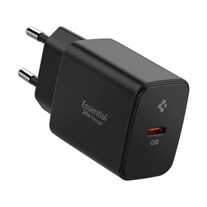 Spigen Essential sieťová nabíjačka (EE201EU) – USB-C, GaN, PD20W, Quantum Boost – čierna KF2346481