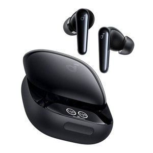 Anker bezdrôtové slúchadlá SoundCore Liberty 4 Pro NC (A3954GF1) – Bluetooth 5.3, ANC, Hi-Res audio, LDAC, TWS, lesklé čierne KF2347070