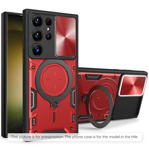 Techsuit - CamGuard Pro kryt pre Samsung Galaxy Z Fold7 - červený KF2347357