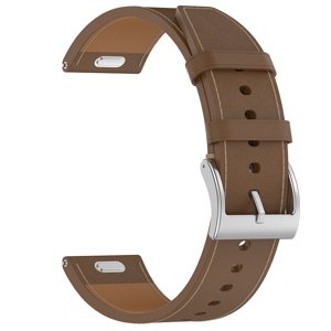 Techsuit – Watchband 20 mm (W073) remienok pre Samsung Galaxy Watch 4/5/Active 2, Huawei Watch GT 3 (42 mm)/GT 3 Pro (43 mm) – hnedý KF2347474