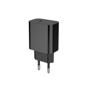 ColorWay sieťová nabíjačka (CW-CHS026PD-BK) – USB-C PD 3.0 PPS, Huawei SCP, Samsung AFC, Apple Fast Charge, Auto ID, 20W, čierna KF2347533