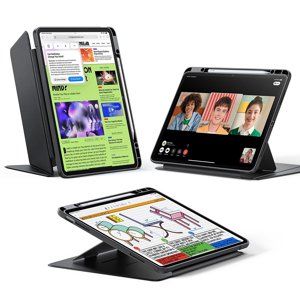 ESR – Flip Hybrid skladacie puzdro s držiakom na stylus pre iPad Air 13 (2024) / Air 13 (2025) – čierne KF2347617
