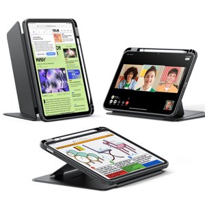 ESR – Flip Hybrid skladacie puzdro s držiakom na stylus pre iPad 10 (2022) 10.9 / 11 (2025) – čierne KF2347632