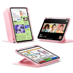 ESR – Flip Hybrid skladacie puzdro s držiakom na stylus pre iPad 10 (2022) 10.9 / 11 (2025) – ružové KF2347633