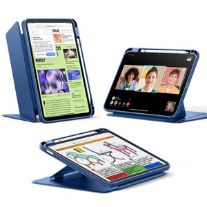 ESR – Flip Hybrid skladacie puzdro s držiakom na stylus pre iPad 10 (2022) 10.9 / 11 (2025) – modré KF2347634