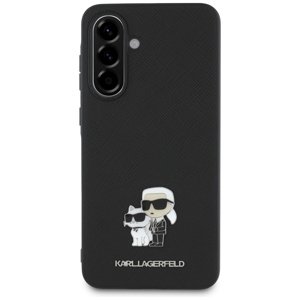 Karl Lagerfeld Karl Lagerfeld - Saffiano kožené puzdro na Samsung Galaxy A56 5G - čierny KF2347938