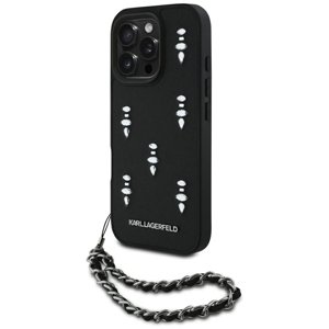 Karl Lagerfeld Karl Lagerfeld - Saffiano kožené puzdro na iPhone 16 Pro Max - čierny KF2347945