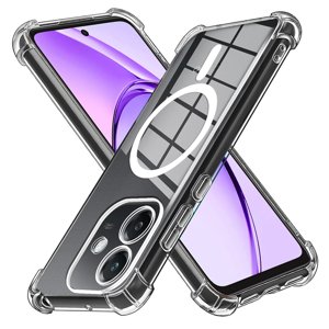 Techsuit - Shockproof Clear Silicone MagSafe - Oppo A40 4G - Clear KF2347973
