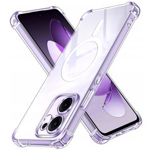 Techsuit - Shockproof Clear Silicone MagSafe - Oppo Reno13 F 4G / Reno13 F 5G / Reno13 FS 5G - Clear KF2347974