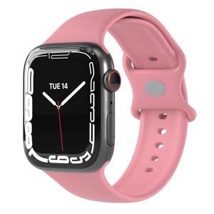 Techsuit – Watchband (W031) remienok pre Apple Watch 1/2/3/4/5/6/7/8/9/10/SE/SE 2 (38/40/41/42 mm) – ružový KF2348074