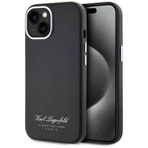 Karl Lagerfeld – Hardcase Leather – ochranný kryt pre iPhone 15 – Hotel RSG KF2348076