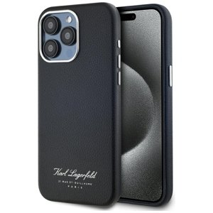 Karl Lagerfeld – Hardcase Leather – ochranný kryt pre iPhone 15 Pro – Hotel RSG KF2348077
