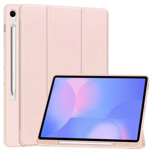 Techsuit – Flex Trifold puzdro s držiakom pera pre Samsung Galaxy Tab S10 FE Plus – ružové KF2348101