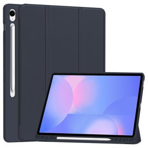 Techsuit – Flex Trifold puzdro s držiakom pera pre Samsung Galaxy Tab S10 FE Plus – tmavomodré KF2348103