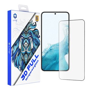 Lito – 3D Full Cover ochranné sklo – Samsung Galaxy S22 5G / S23 – čierne KF2348194