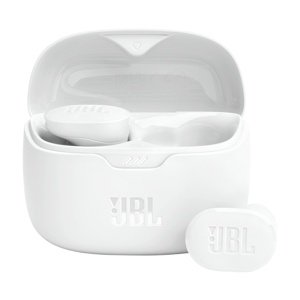 JBL - bezdrôtové slúchadlá Tune Buds, Bluetooth 5.3, TWS, mikrofón, potlačenie hluku, IP54 - biele KF2348195