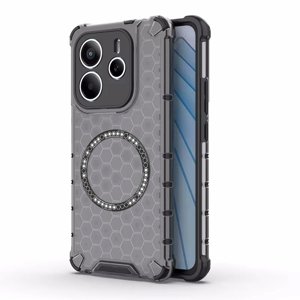 Techsuit – HoneyComb Shield MagSafe – ochranný obal na Xiaomi Redmi Note 14 5G – čierny KF2348204