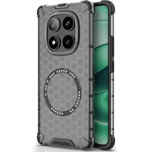 Techsuit – HoneyComb Shield MagSafe – ochranný obal na Xiaomi Redmi Note 14 Pro 5G / Poco X7 – čierny KF2348206