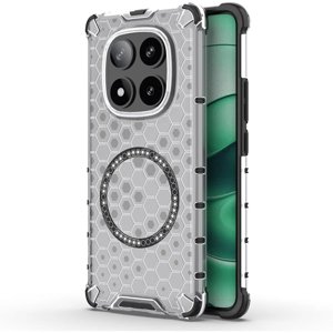 Techsuit – HoneyComb Shield MagSafe – ochranný obal na Xiaomi Redmi Note 14 Pro 5G / Poco X7 – biely KF2348207