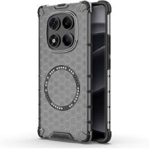Techsuit – HoneyComb Shield MagSafe – ochranný obal na Xiaomi Redmi Note 14 Pro 4G – čierny KF2348210