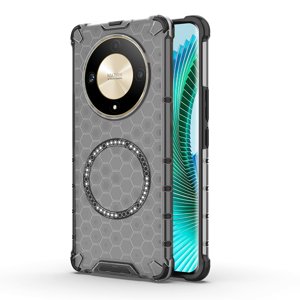 Techsuit – HoneyComb Shield MagSafe – ochranný obal na Honor Magic6 Lite – čierny KF2348216