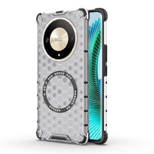 Techsuit – HoneyComb Shield MagSafe – ochranný obal na Honor Magic6 Lite – biely KF2348217