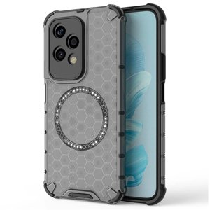Techsuit – HoneyComb Shield MagSafe – ochranný obal na Honor 200 Lite – čierny KF2348218