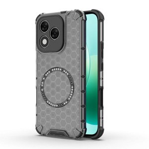 Techsuit – HoneyComb Shield MagSafe – ochranný obal na Honor 400 Lite – čierny KF2348230