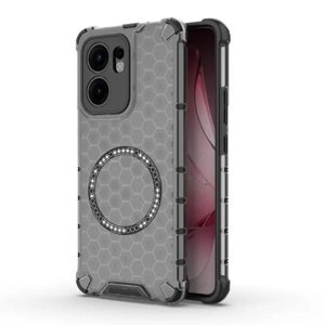Techsuit - HoneyComb Shield MagSafe - Oppo Reno13 F 4G / Reno13 F 5G / Reno13 FS 5G - Black KF2348238
