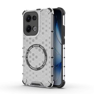 Techsuit - HoneyComb Shield MagSafe - Oppo Reno13 - White KF2348241