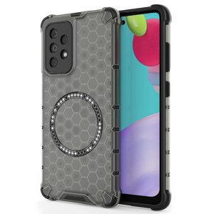 Techsuit – HoneyComb Shield MagSafe – ochranný obal na Samsung Galaxy A52 4G / A52 5G / A52s 5G – čierny KF2348246