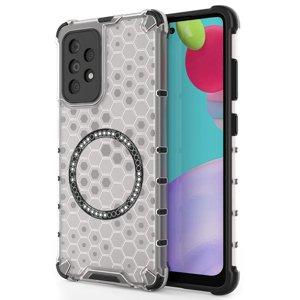 Techsuit – HoneyComb Shield MagSafe – ochranný obal na Samsung Galaxy A52 4G / A52 5G / A52s 5G – biely KF2348247