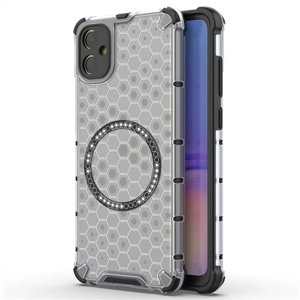 Techsuit – HoneyComb Shield MagSafe – ochranný obal na Samsung Galaxy A05 – biely KF2348249